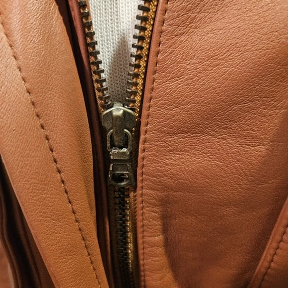 Avanti Congac Heavy Leather Utility Jacket